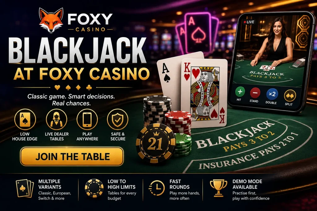 Blackjack Foxy Casino